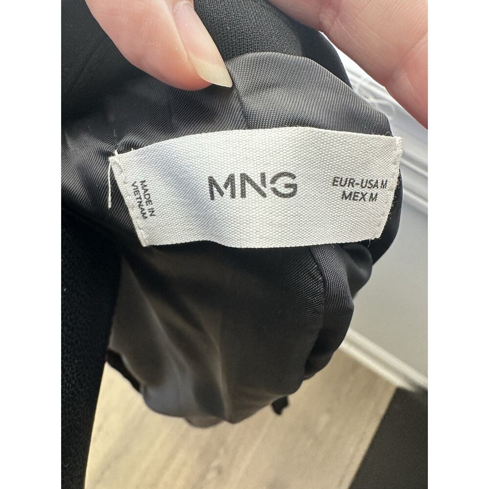 Mango MNG Oversized Blazer Black Medium Lined with pockets - Picture 6 of 8